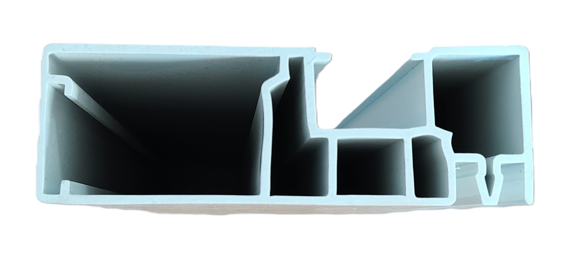 PVC-01 Sürgülü ve Çarpma kapı ön kasası-14 cm
